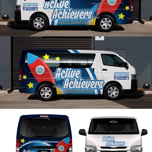 Childcare Centre Bus needs a Fun, Futuristic, & Cool new design! Design by Kiky Rizki