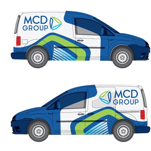 Partial wrap design for MCD Group Design by TheThreeMedia