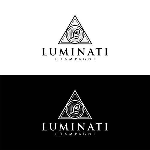 champagne logo design - Lumimati Design by duatigade