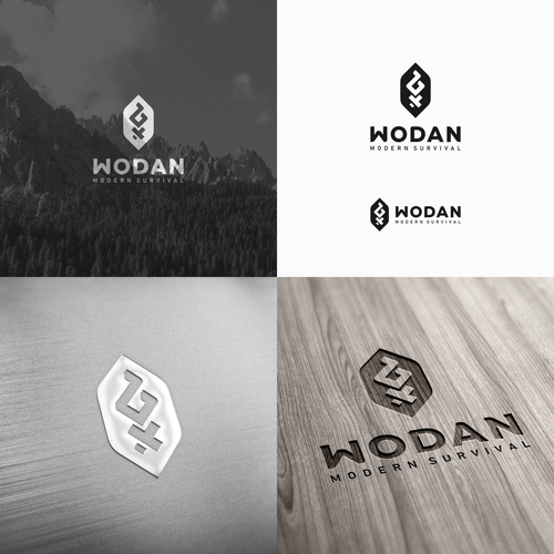 Design a Runic / Rune inspired logo for 'WODAN' an outdoor survival company Design by pixelmatters