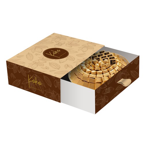 Design a folding chocolate box Design by RMC@D+