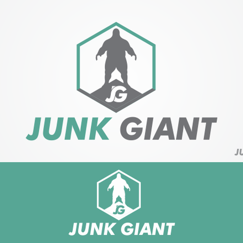 Create a modern, eye-catching logo for junk removal company Junk Giant. Design by Brainstorming_day