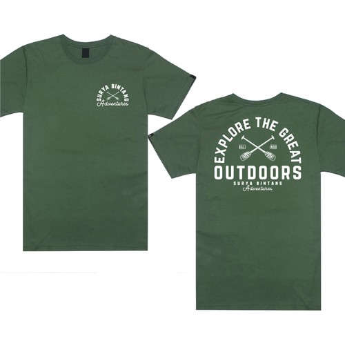 vintage bali jungle rafting Design by Hris YV