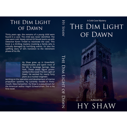 Enticing book cover for a cold-case mystery! Design by johnny_an