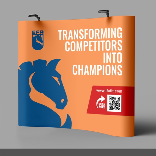 We need an amazingly classic and timeless banner for equestrian fitness academy Design by dezignedge*