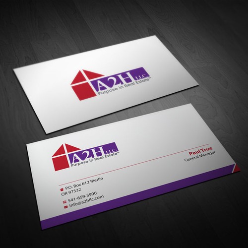 Create a winning business card design for Real Estate with a purpose Design by Concept Factory