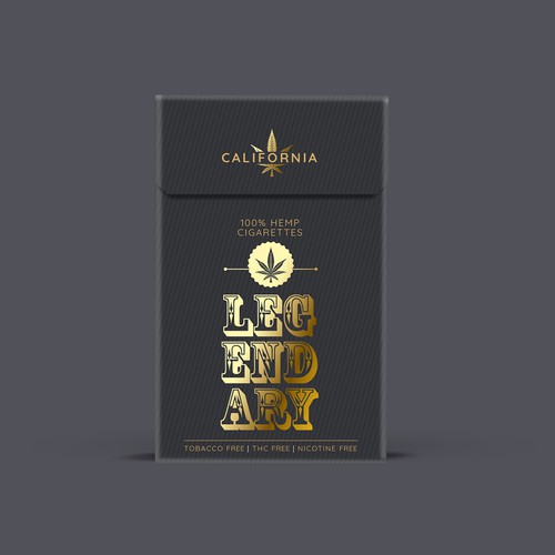 Hemp Cigarette Pack Preliminary Design Design by SRAA