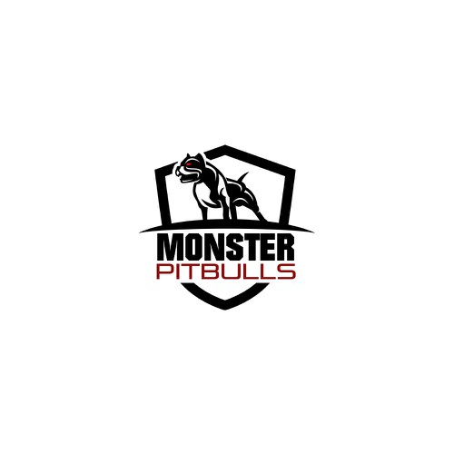 Monster pitbulls, concurso Design de logo