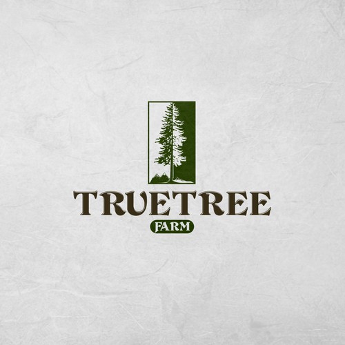 Organic logo for high elevation tree farm in Arizona. Design by Mayes