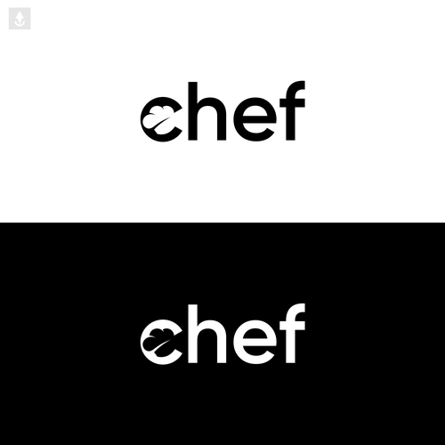 "CHEF": Food & Cooking Social Media Logo Design by INKSYNDROME ARTWORK