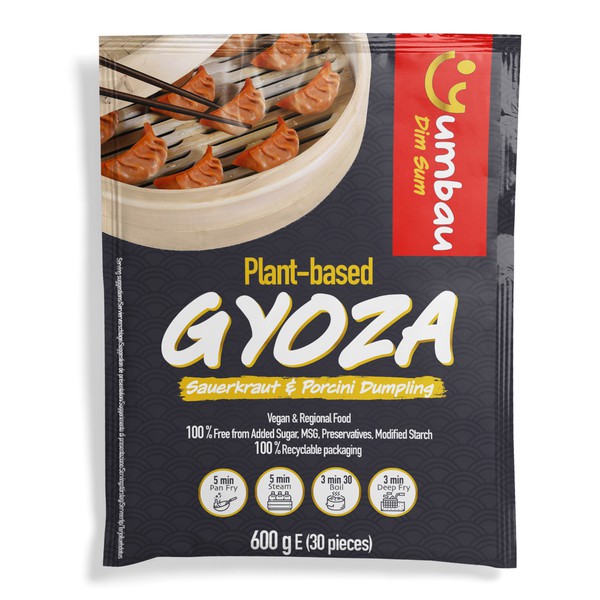 Design by BKdesignz titled "gyoza (dumplings) bag label design"