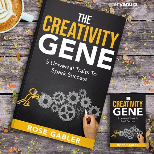 Design a powerful book cover to inspire creativity and connection! Design by ryanurz
