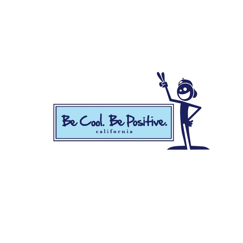 Be Cool. Be Positive. | California Headwear Design von wilndr