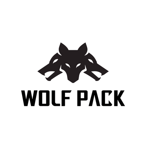 Wolf Pack logo design Design by merechesol™