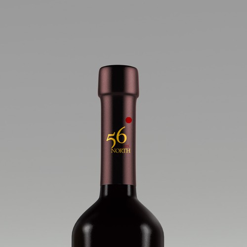 Wine label for new wine series for Guldbæk Vingård Design by el_fraile