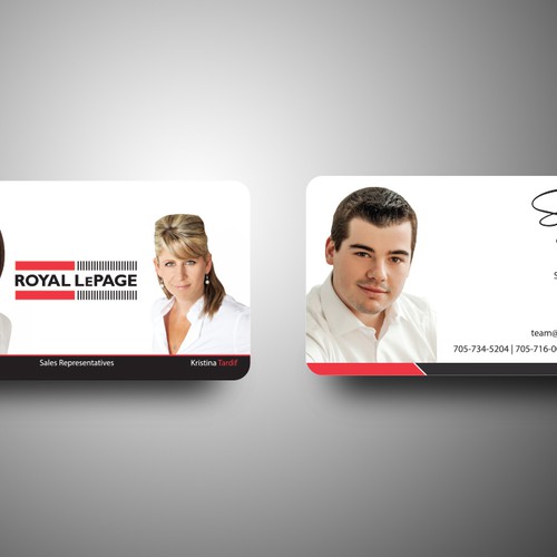 Business Cards for Top Real Estate Team Diseño de RIZOANUL