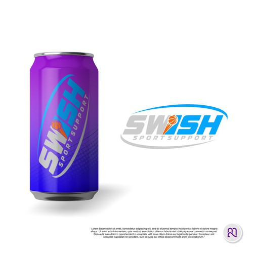 Swish - A New Sports Drink! Design by MNZT73