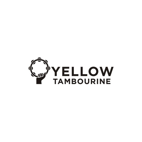 Modern Yellow Tambourine logo for People Operations Consulting to appeal to young startup founders Design by mekanin