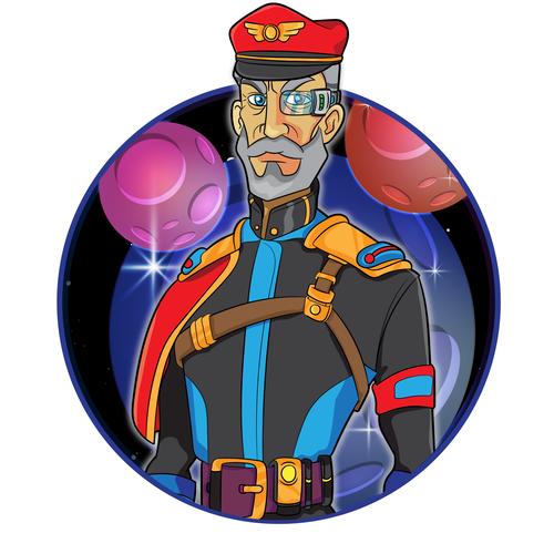 Design a commander character for our browser-based game Ontwerp door azmii_craft