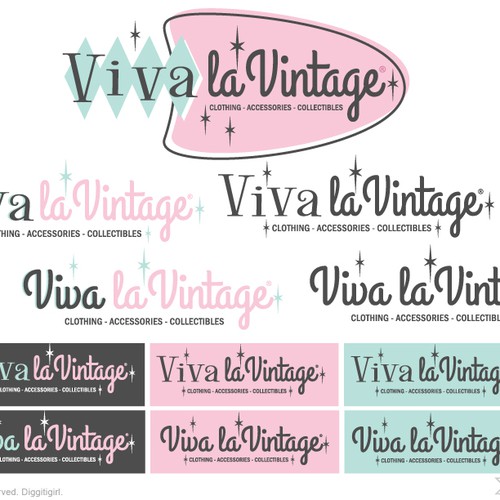 Update logo for Vintage clothing & collectibles retailer for Viva la Vintage Design von Diggitigirl ♥