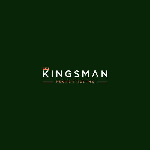 Kingsman Properties logo Design by m.alvn™