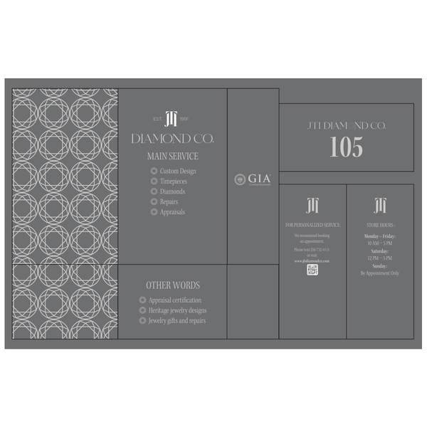 I’m looking to update the window decals for our storefront, incorporating a clean and elevated aesthetic. 