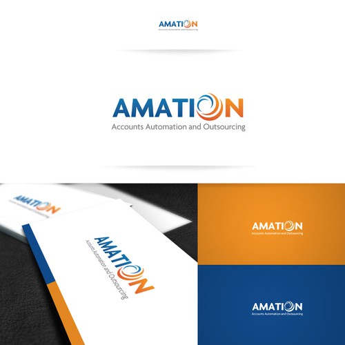 Create an impactful and forever lasting logo for Amation - Accounts Automation and Outsourcing Design by Octanox