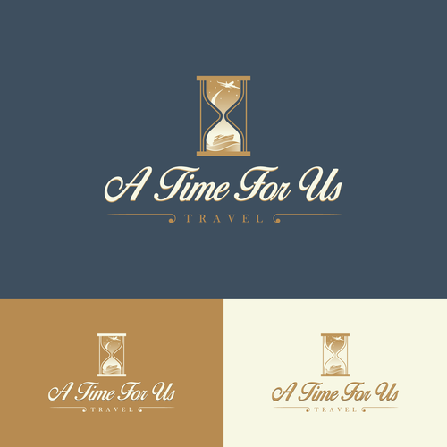 Need a vibrant travel logo depicting time Design by Dona B