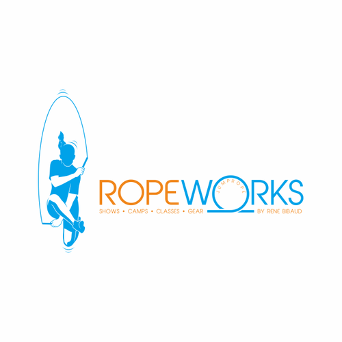 Jump Rope Logo Design For Ropeworks Logo Design Contest