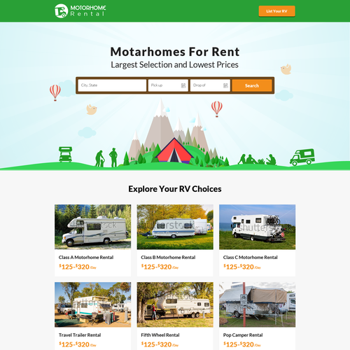 Web page design contest entry by Obizzy