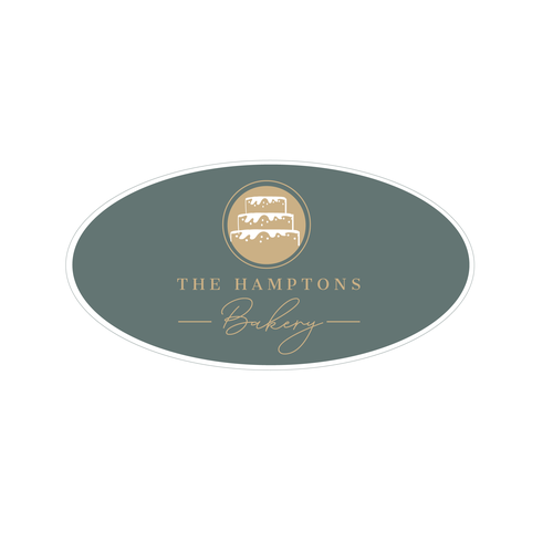 The Hamptons Bakery Logo Design by designbyviolet