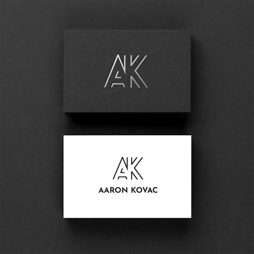 Design a personal branding logo for Business consulting using my name Aaron Kovac OR initials AK Design by des13n ©