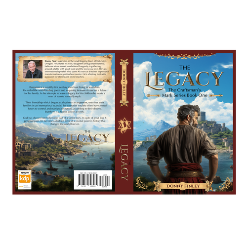 Book cover for epic 1st century story with historical implications Design by karundesigns