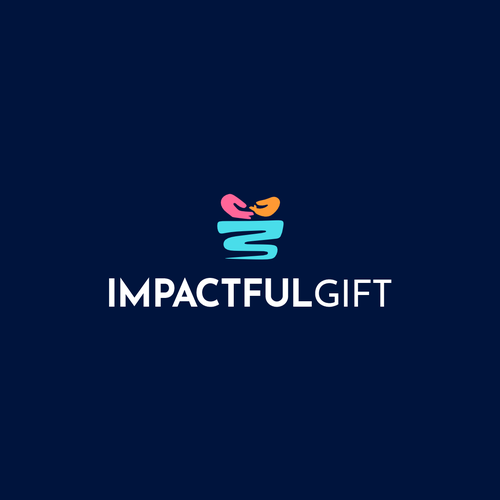 Design a logo empowering charity donations instead of material gifts Design by rifzdesign