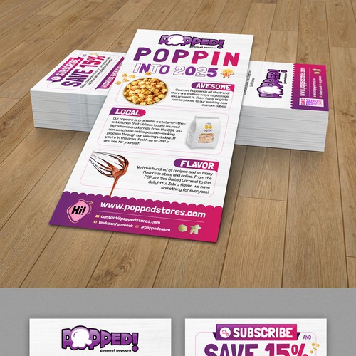 Designs | Updated Popcorn Rack Card | Postcard, flyer or print contest