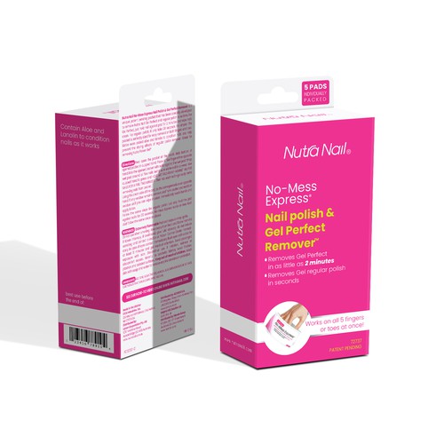 Nutra Nail Gel Remover Design by Shisiouk