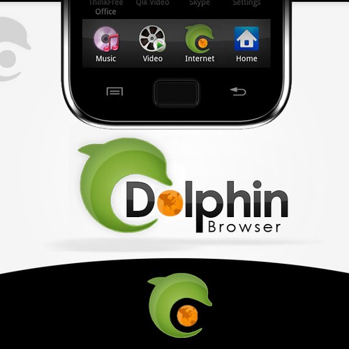 New logo for Dolphin Browser Réalisé par Design By CG