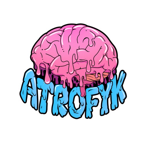 Athew_YanaさんのHelp me melt brains with a logo representing my internet personaデザイン