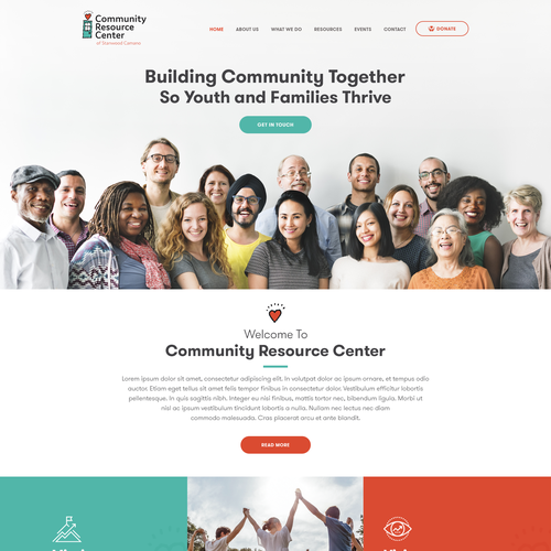 Help! Our non-profit's website looks like it was made by my grandma! Design by Realysys