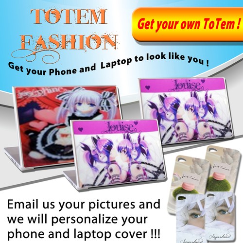postcard or flyer for Totem Fashion Design by kYp