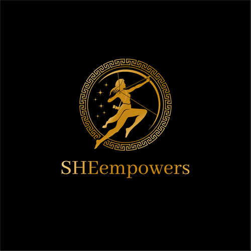 SHEempowers - luxurious design of a woman preferrably in some kind of a circle to appeal to women professionals Design by ropix
