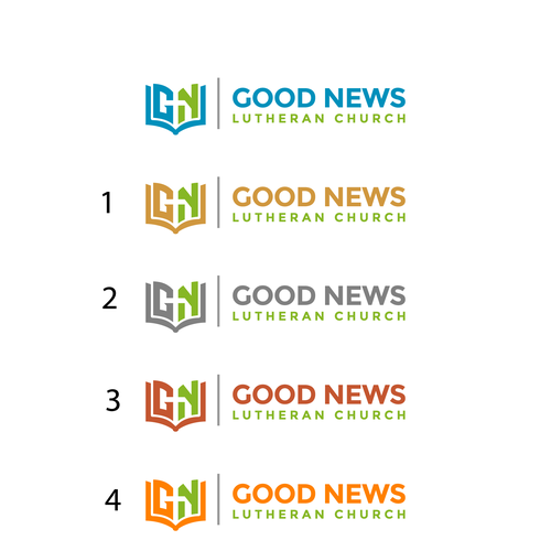 Good News Church Logo Diseño de Hello :Design