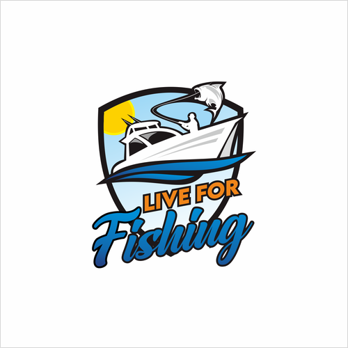 Logo design for fishing website Design by zarzar