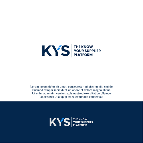 Logo for suppliers data platform Design by Biru Langit Studio