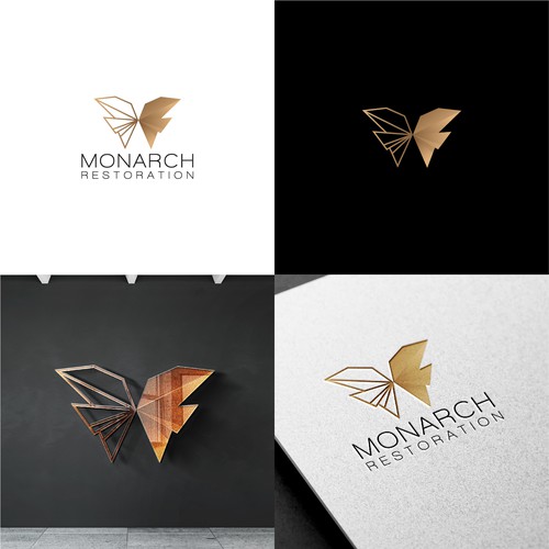 Design a modern clean logo package for a restoration company Design by Danny A