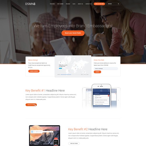 WordPress theme design contest entry by WebBox