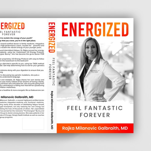 Design a New York Times Bestseller E-book and book cover for my book: Energized Design por icon89GraPhicDeSign