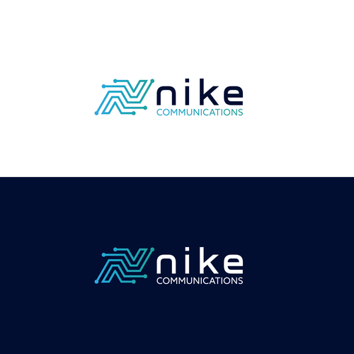 Nike Communications Logo Contest Design by zenzla