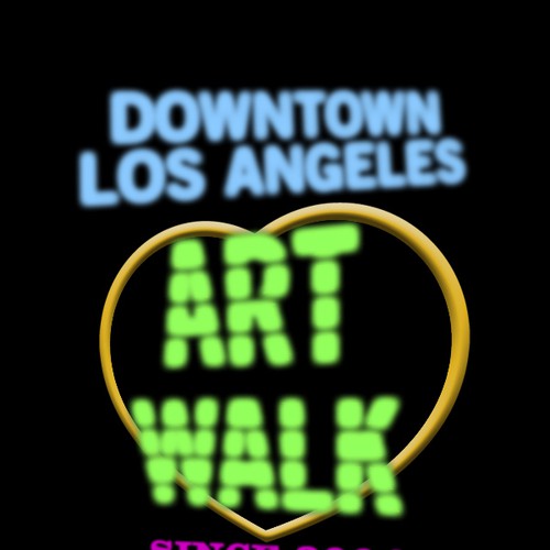 Downtown Los Angeles Art Walk logo contest Design by jdave