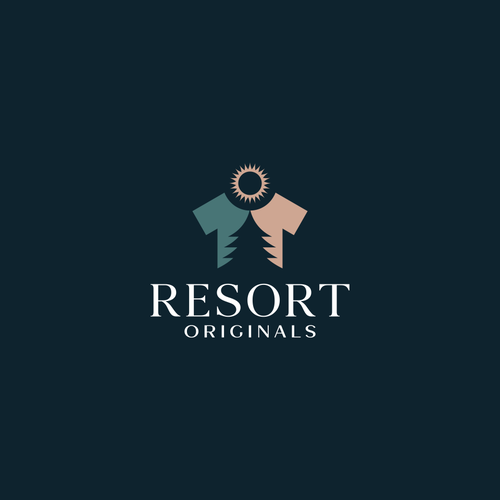 Custom Resort-Themed Apparel Logo Design Design by M a s s i o n .